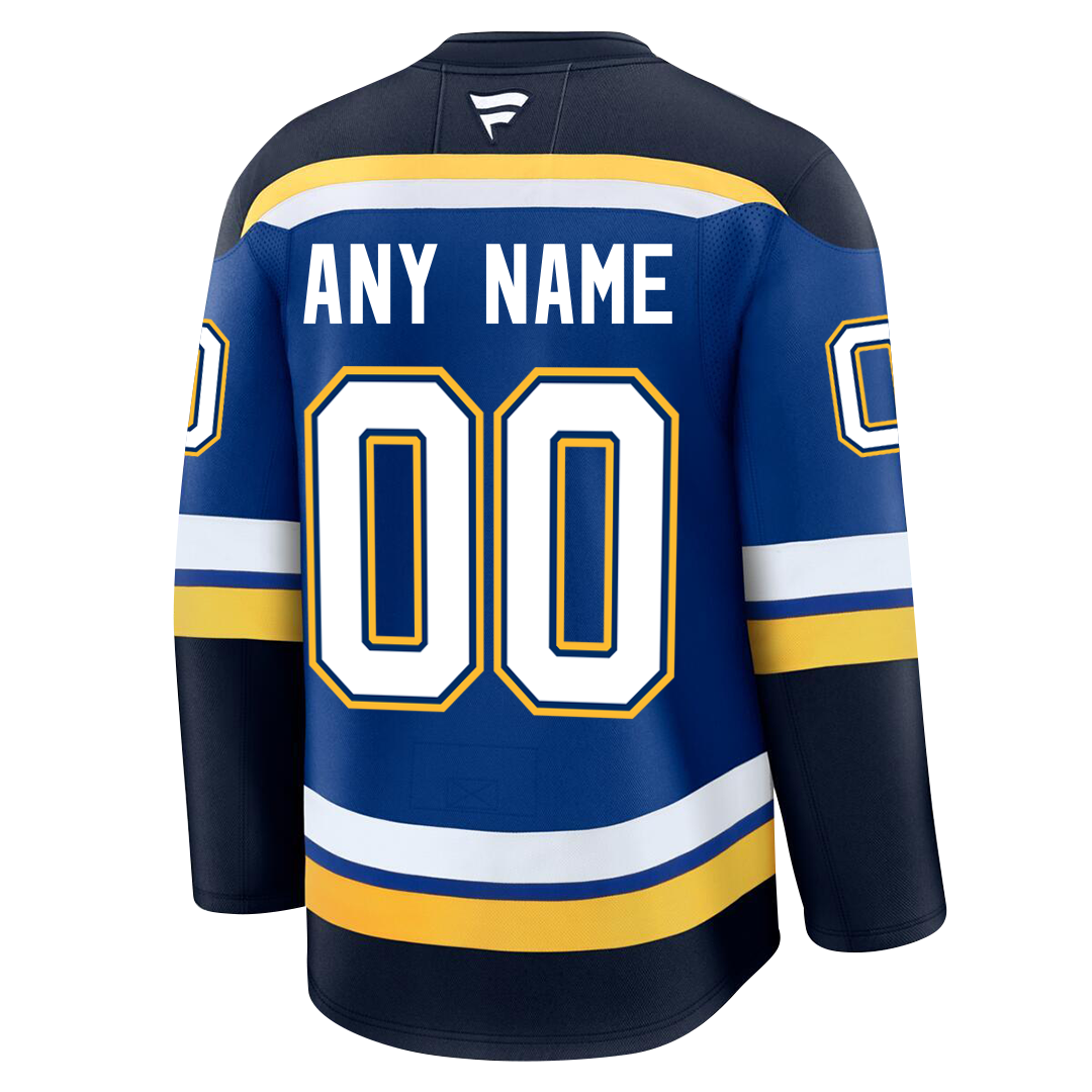 PRE-ORDER ONLY Customizable St. Louis Blues 2024 Fanatics Premium Official NHL Jersey