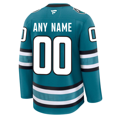 PRE-ORDER ONLY Customizable San Jose Sharks 2024 Fanatics Premium Official NHL Jersey