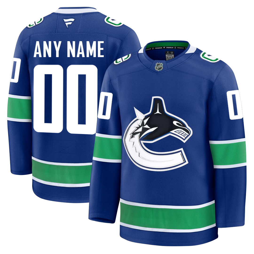 PRE-ORDER ONLY Customizable Vancouver Canucks 2024 Fanatics Premium Official NHL Jersey