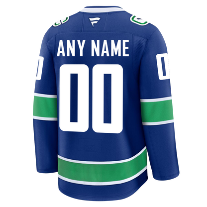 Customizable Vancouver Canucks 2024 Fanatics Premium Official NHL HOME Jersey