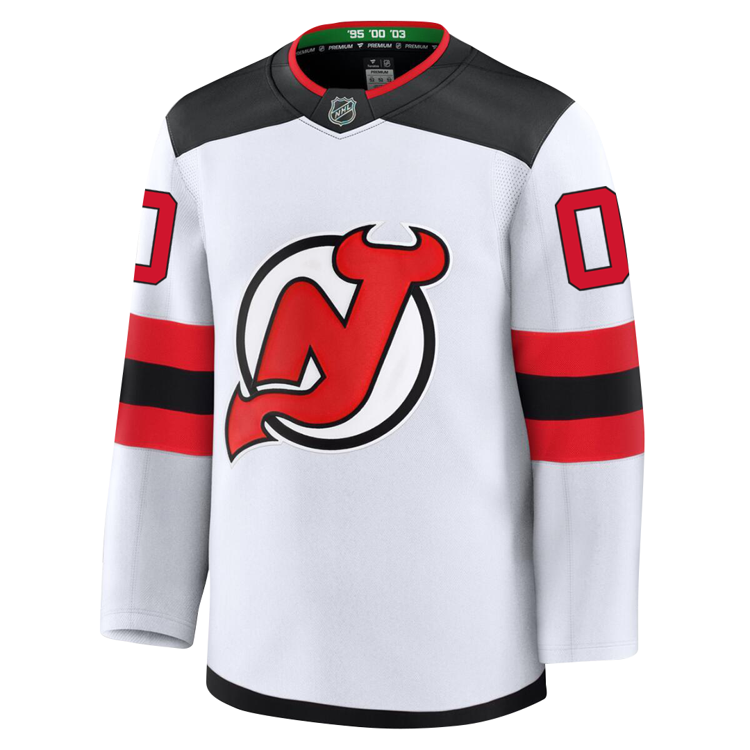 PRE-ORDER ONLY Customizable New Jersey Devils 2024 Fanatics Premium Official NHL AWAY & THIRD ALTERNATE Jersey