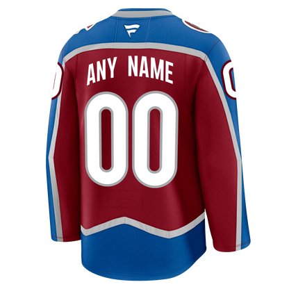 Customizable Colorado Avalanche 2024 Fanatics Premium Official HOME NHL Jersey