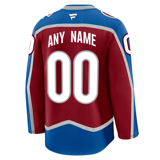 PRE-ORDER ONLY Customizable Colorado Avalanche 2024 Fanatics Premium Official NHL Jersey