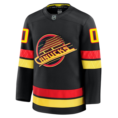 Customizable Vancouver Canucks 2024 Fanatics Premium Official NHL THIRD ALTERNATE Jersey