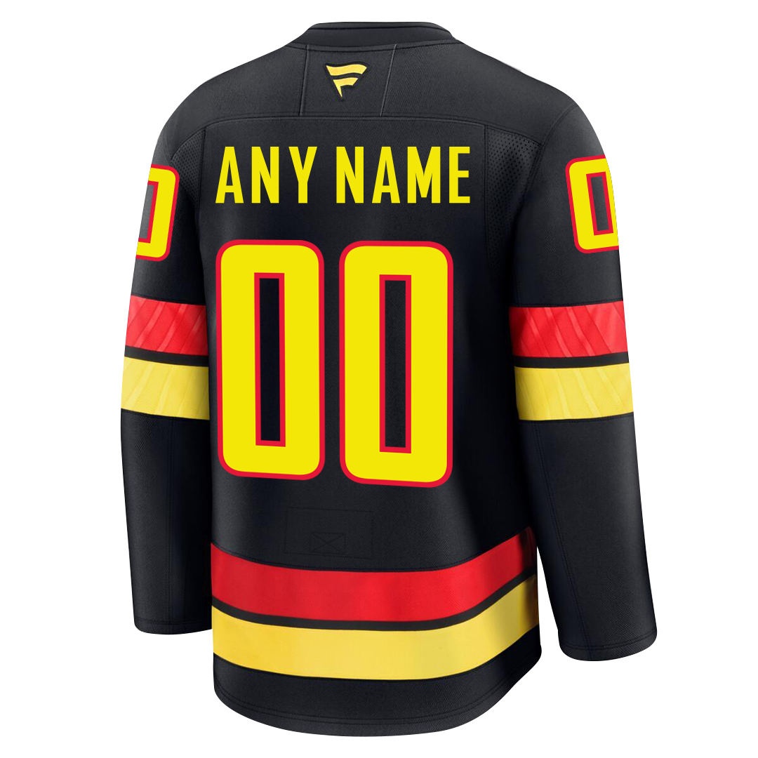 Customizable Vancouver Canucks 2024 Fanatics Premium Official NHL THIRD ALTERNATE Jersey