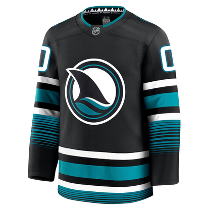 Customizable San Jose Sharks 2024 Fanatics Premium Official NHL THIRD ALTERNATE Jersey