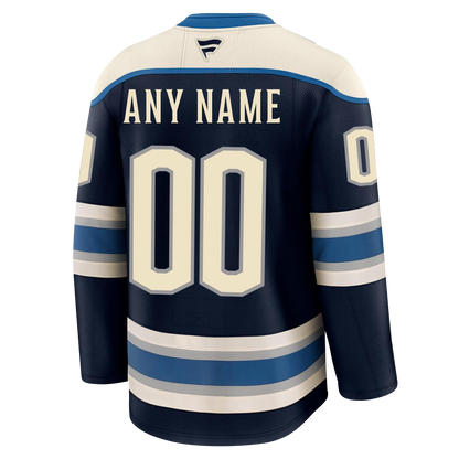 Customizable Columbus Blue Jackets 2024 Fanatics Premium Official THIRD ALTERNATE NHL Jersey