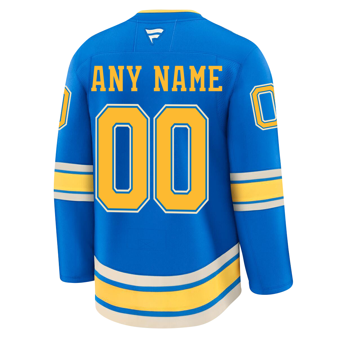 Customizable St. Louis Blues 2024 Fanatics Premium Official NHL THIRD ALTERNATE Jersey