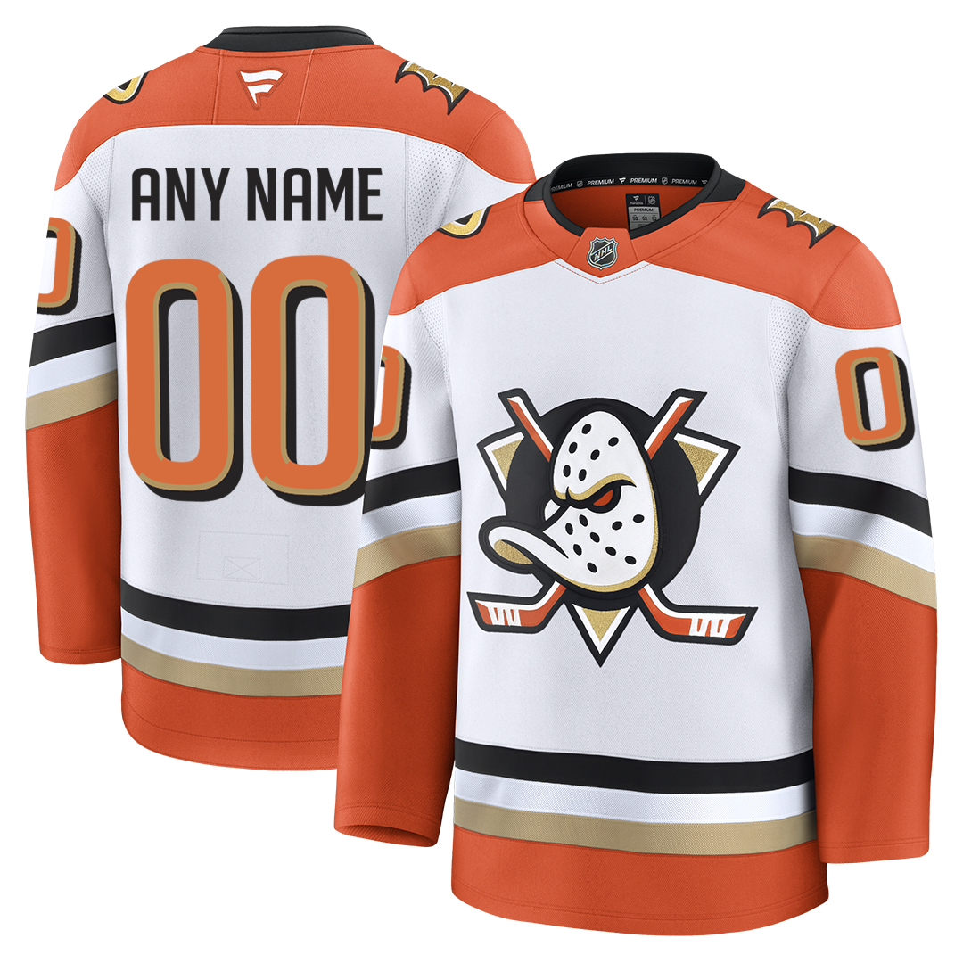 PRE-ORDER ONLY Anaheim Ducks 2024 Fanatics Premium Official NHL AWAY Jersey