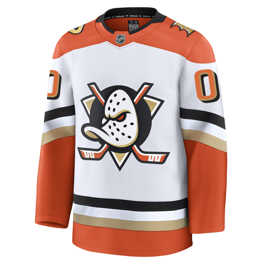 PRE-ORDER ONLY Anaheim Ducks 2024 Fanatics Premium Official NHL AWAY Jersey