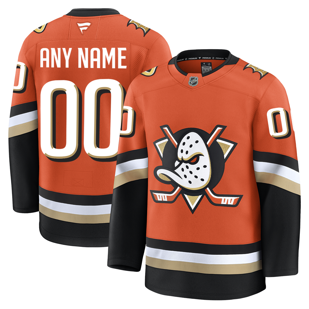 Customizable Anaheim Ducks 2024 Fanatics Premium Official NHL HOME