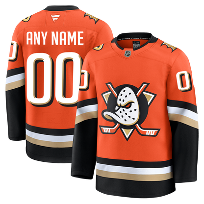 Customizable Anaheim Ducks 2024 Fanatics Premium Official NHL HOME Jer CoolHockey