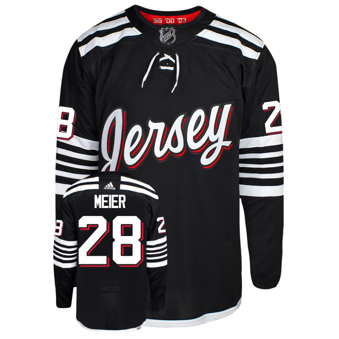 Timo Meier New Jersey Devils Adidas Primegreen Authentic NHL Hockey Jersey