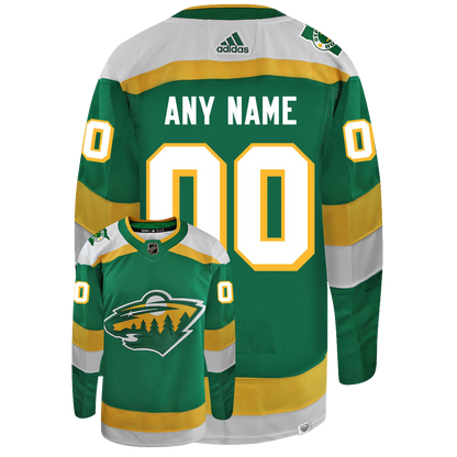 Customizable Minnesota Wild 2023 Third/ Alternate Adidas Primegreen Jersey