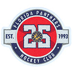 Florida Panthers 25th Anniversary Patch