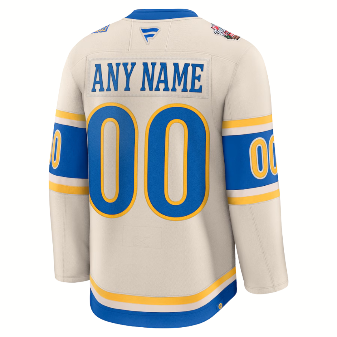 Customizable St. Louis Blues Fanatics 2025 NHL Winter Classic Premium Jersey