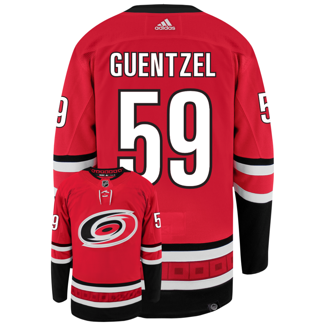 Jake Guentzel Carolina Hurricanes Adidas Primegreen Authentic NHL Hockey Jersey