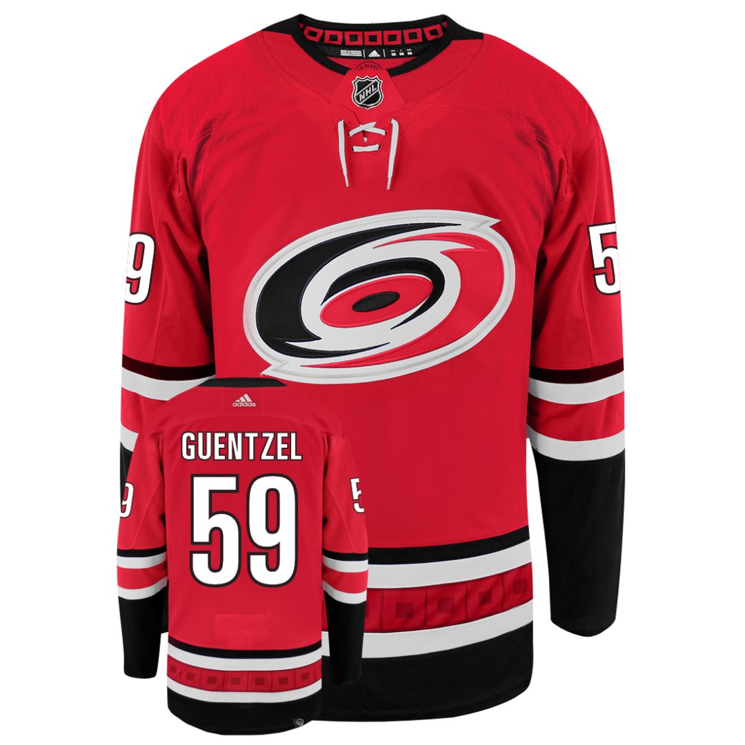 Jake Guentzel Carolina Hurricanes Adidas Primegreen Authentic NHL Hockey Jersey