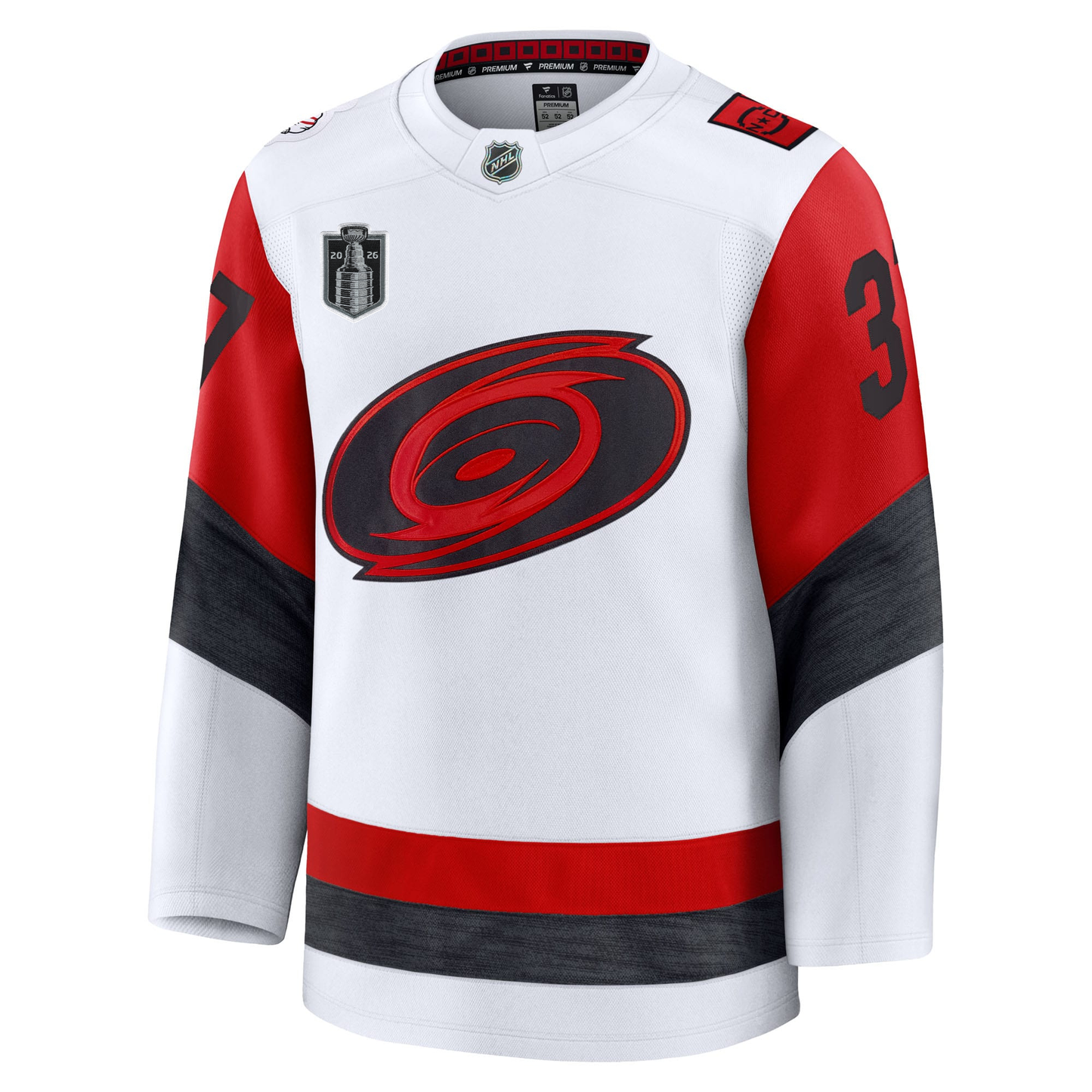 Andrei Svechnikov Carolina Hurricanes With 2026 Stanley Cup Final Patch Fanatics Away Premium Jersey