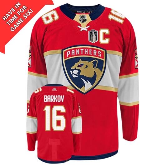 Aleksander Barkov Florida Panthers Adidas Primegreen Authentic NHL SC Final Jersey (VIP Service included)