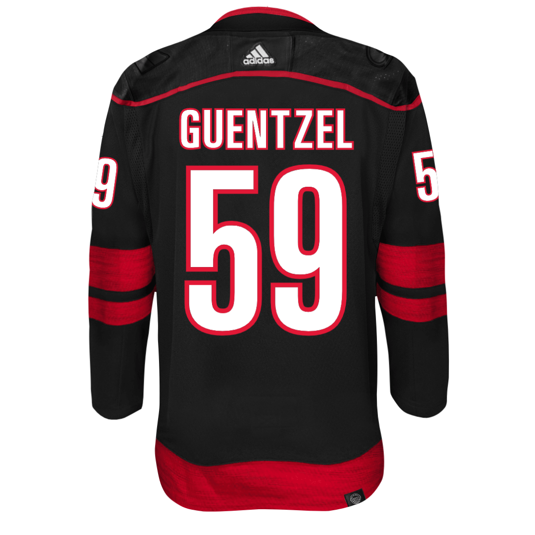 Jake Guentzel Carolina Hurricanes Adidas Primegreen Authentic NHL Hockey Jersey