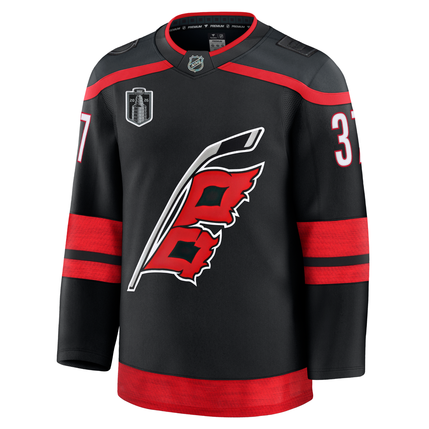 Andrei Svechnikov Carolina Hurricanes With 2026 Stanley Cup Final Patch Fanatics Premium Home Jersey
