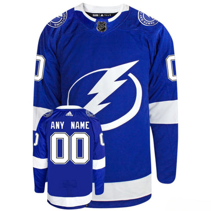 Customizable Tampa Bay Lightning Adidas Primegreen Authentic NHL Hockey Jersey