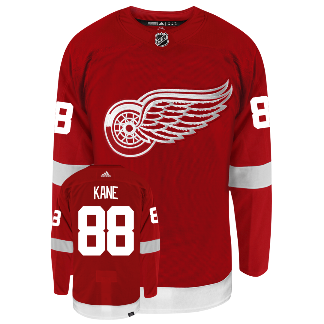 Red wings home jersey color sales