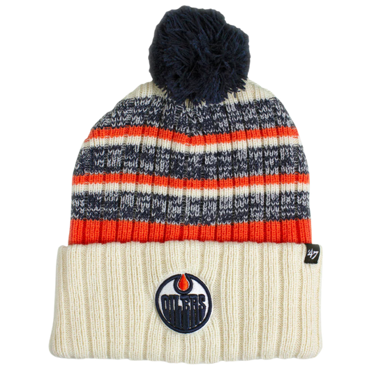 Edmonton Oilers - 47' 'Tavern' Cuff Knit Toque with Pom