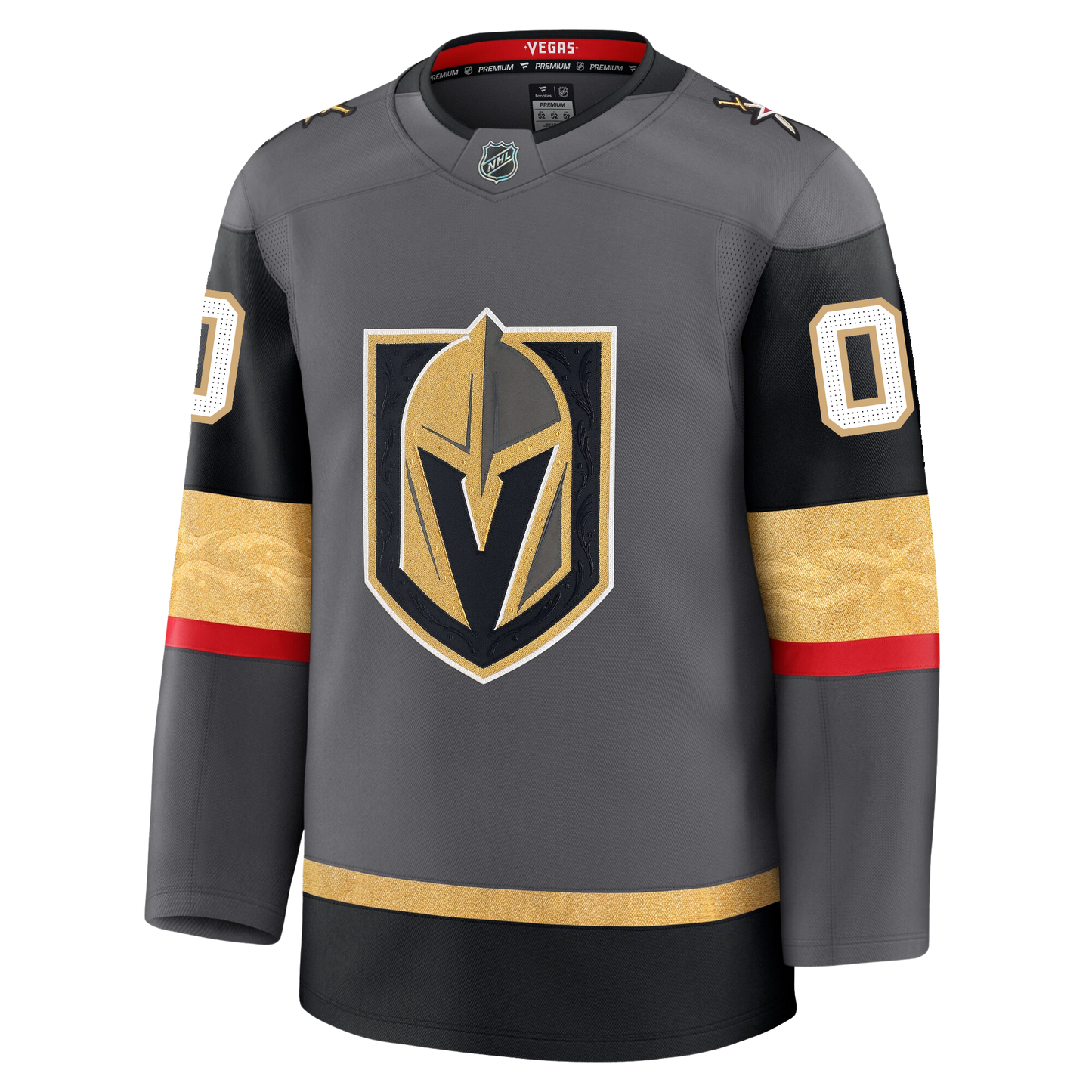Customizable Vegas Golden Knights 2024 Fanatics Premium Official NHL THIRD ALTERNATE Jersey