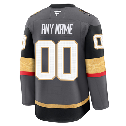 Customizable Vegas Golden Knights 2024 Fanatics Premium Official NHL THIRD ALTERNATE Jersey