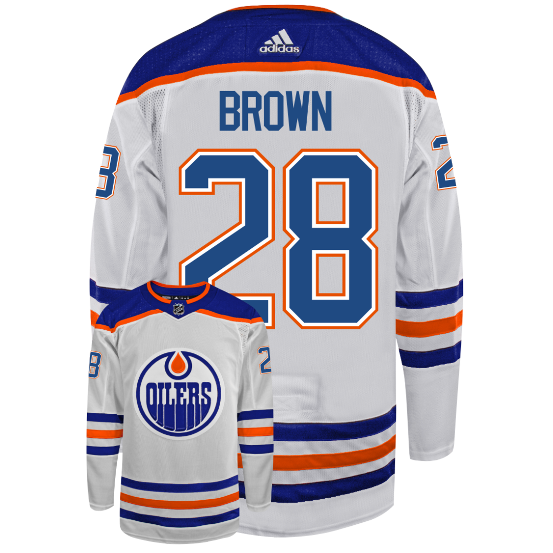 Connor Brown Edmonton Oilers 2022 Adidas Primegreen Authentic NHL Hockey Jersey