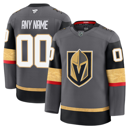 Customizable Vegas Golden Knights 2024 Fanatics Premium Official NHL THIRD ALTERNATE Jersey