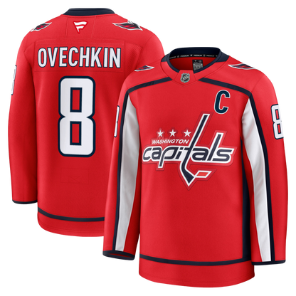 Alex Ovechkin Washington Capitals 2024 Fanatics Premium Official NHL HOME Jersey