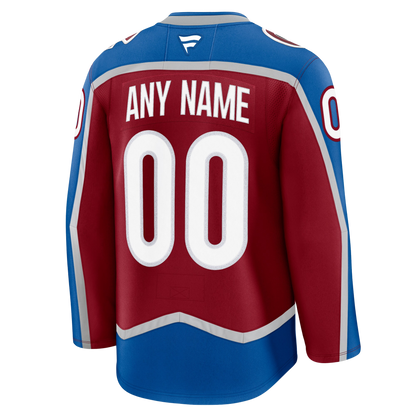 Customizable Colorado Avalanche 2024 Fanatics Premium Official HOME NHL Jersey