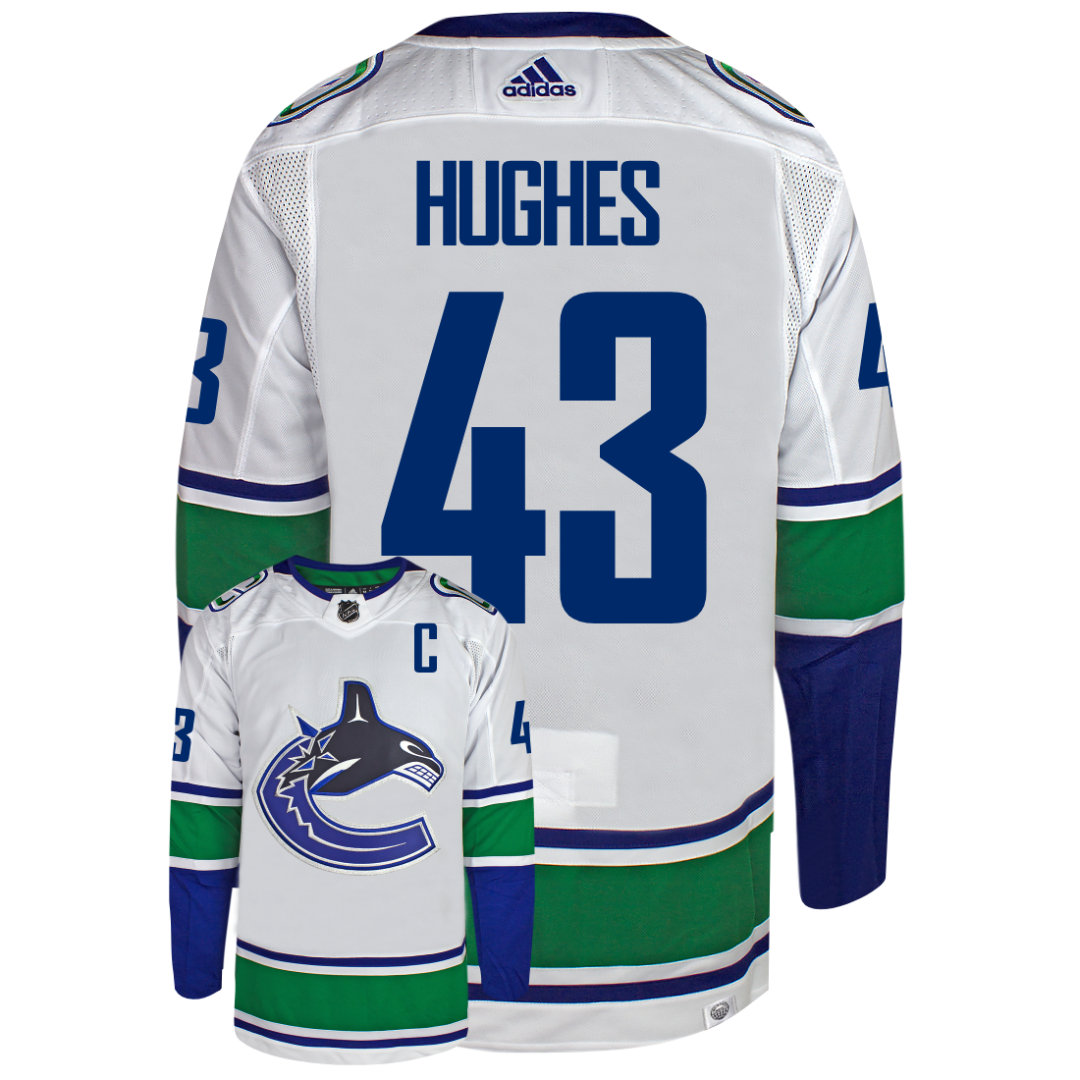 Quinn Hughes Vancouver Canucks Adidas Primegreen Authentic NHL