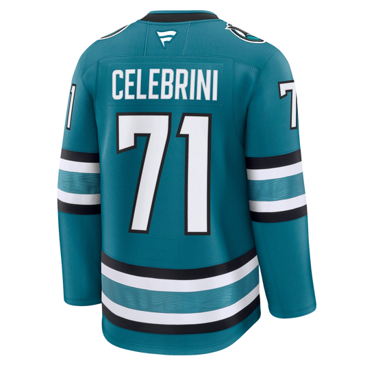 Macklin Celebrini San Jose Sharks Fanatics Premium Home Jersey