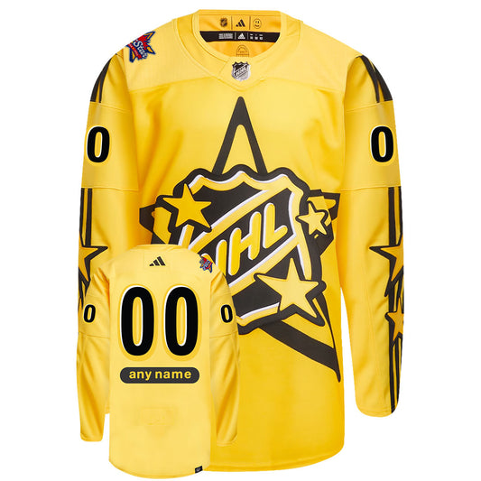 Customizable 2024 NHL All-Star Jersey Team MacKinnon (YELLOW)