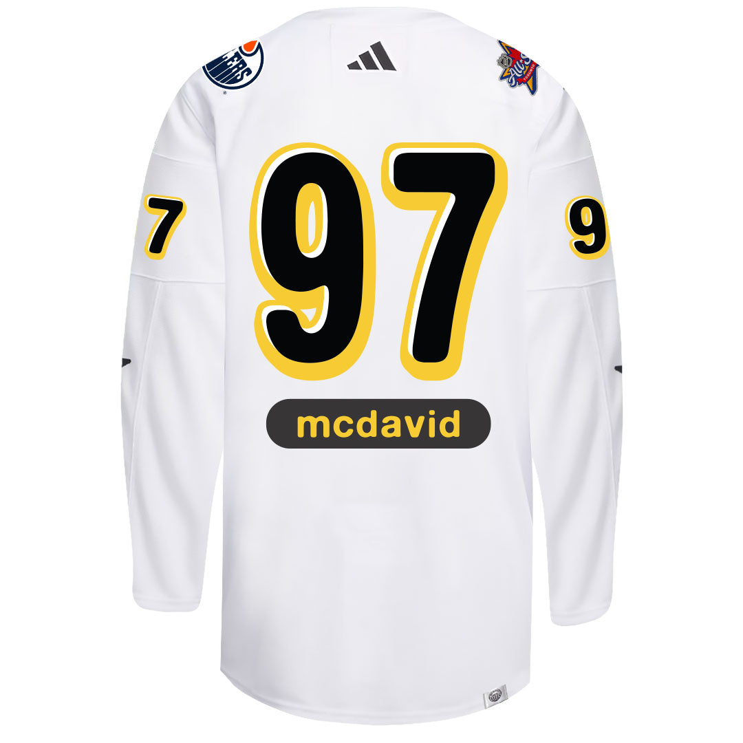 Connor McDavid 2024 NHL All-Star Jersey Team McDavid (WHITE)