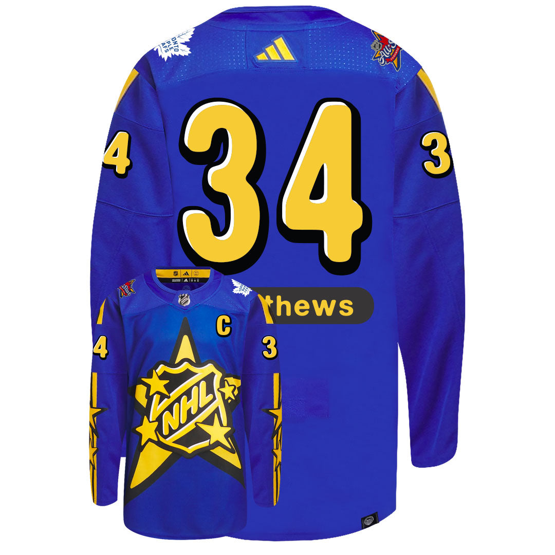 Auston Matthews 2024 NHL All-Star Jersey Team Matthews (BLUE)