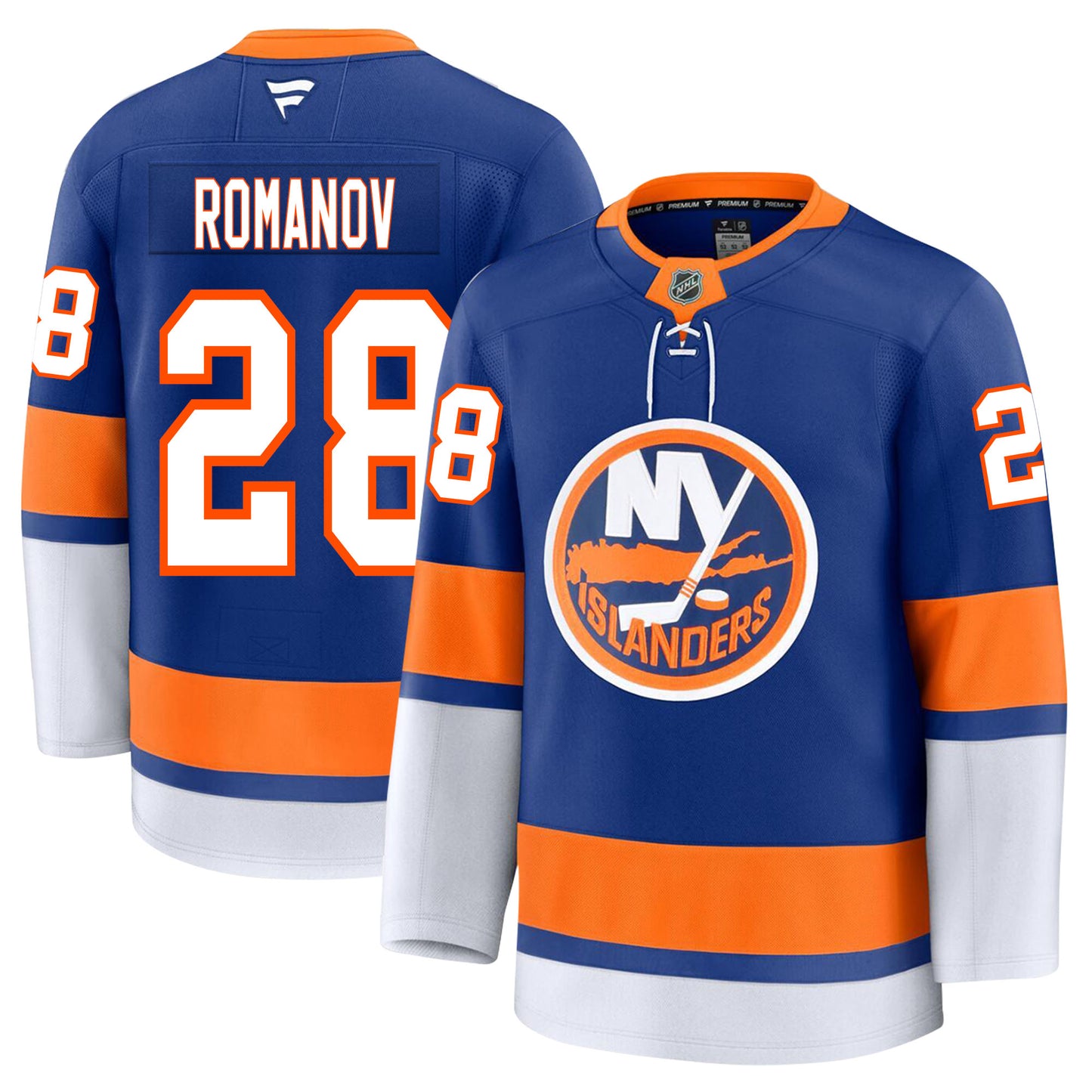 Alexander Romanov New York Islanders Fanatics Premium Home Jersey