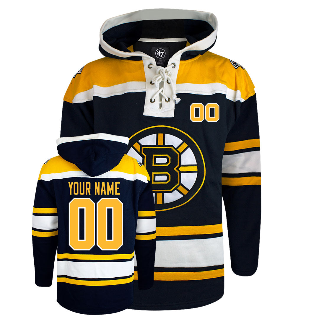 Customizable Boston Bruins 47' Fleece Lacer Hoody