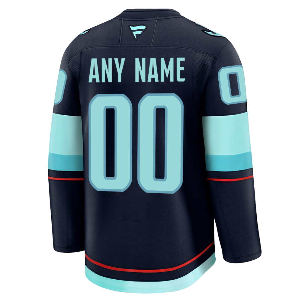 PRE-ORDER ONLY Customizable Seattle Kraken 2024 Fanatics Premium Official NHL Jersey