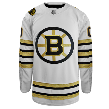 Customizable Boston Bruins Centennial Adidas Primegreen Authentic NHL Hockey Jersey