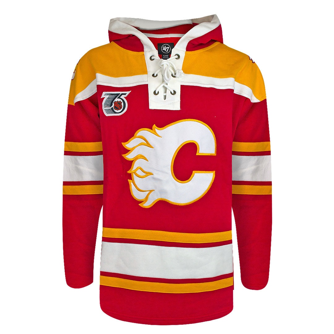 Customizable Calgary Flames 47' Retro Superior Lacer Hoody