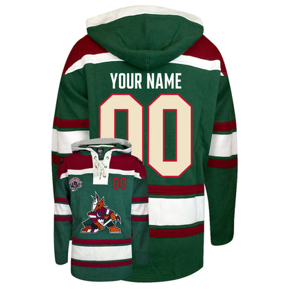 Customizable Arizona Coyotes 47' Retro Superior Lacer Hoody