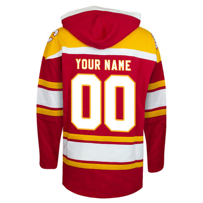 Customizable Calgary Flames 47' Retro Superior Lacer Hoody