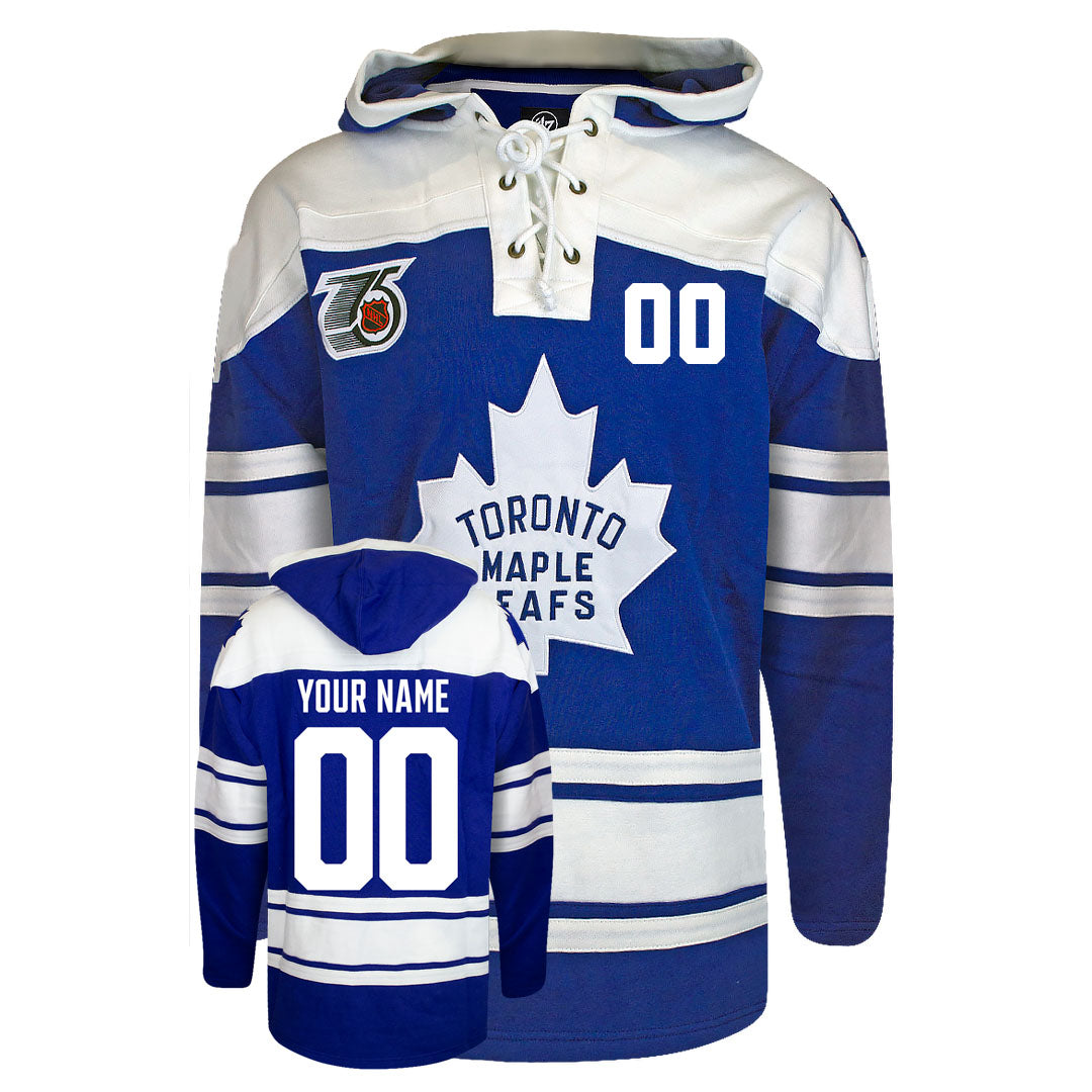 Customizable Toronto Maple Leafs 47' Retro Superior Lacer Hoody