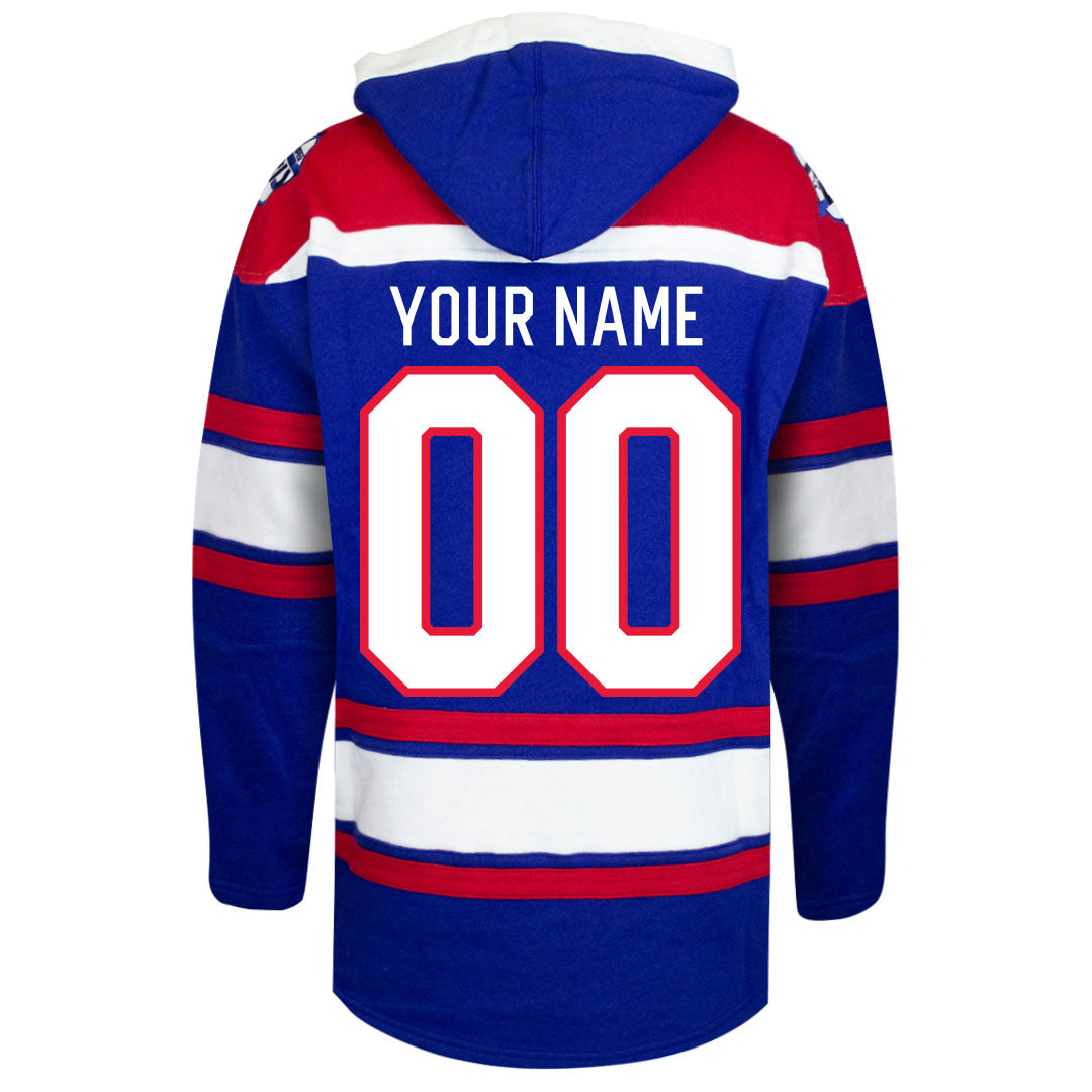 Customizable Winnipeg Jets 47' Retro Superior Lacer Hoody