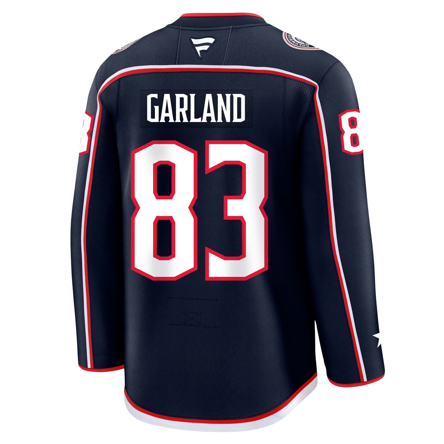 Conor Garland Columbus Blue Jackets Fanatics Premium Home Jersey